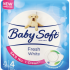 BABY SOFT T/PAPER WHITE 2PLY 4EA