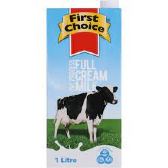 FIRST CHOICE MILK UHT FULL CREAM 1L