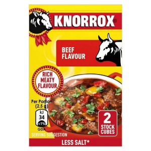 KNORROX STOCK CUBES BEEF 6EA