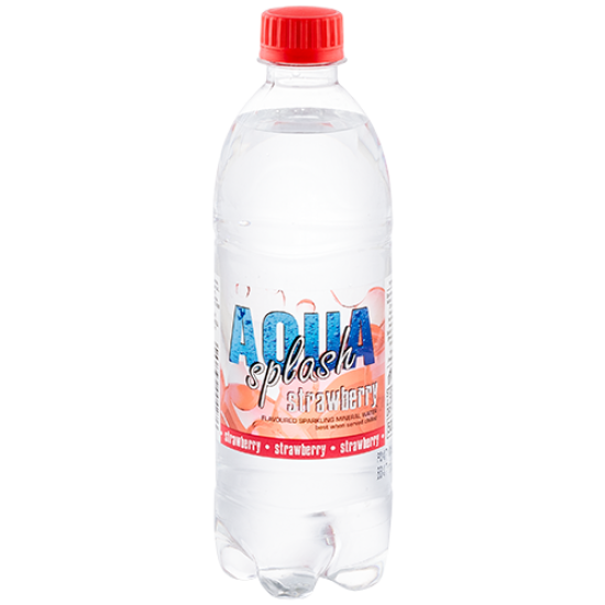 AQUASPLASH SPARK WATER STRAWBERRY 500ML