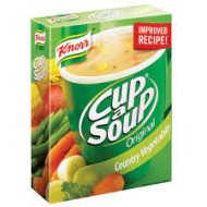KNORR CUP A SOUP COUNTRY VEGETABLE 4EA