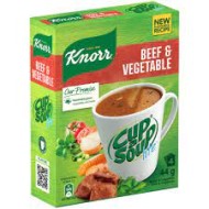 KNORR CUP A SOUP SOUP BEEF&VEGETABLE 4EA