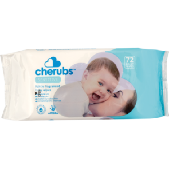 CHERUBS BABY SENSITIVE WIPES 72EA CHERUBS BABY SENSITIVE WIPES 72EA