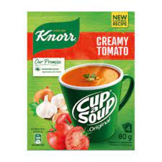 KNORR CUP A SOUP SOUP CREAM OF TOMATO 4E