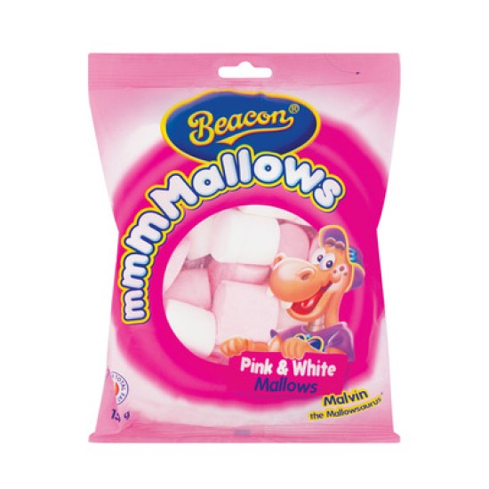 BEACON MARSHMALLOWS PINK&WHITE 150GR BEACON MARSHMALLOWS PINK&WHITE 150GR