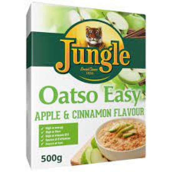 JUNGLE OATSO-EASY APPLE&CINNAM 500GR