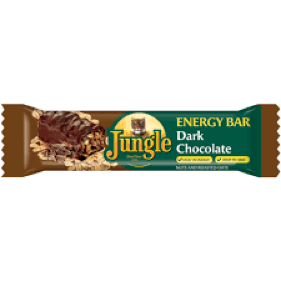 JUNGLE ENERGY BAR DARK CHOC 48GR