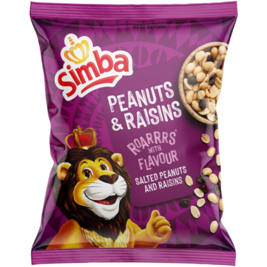 SIMBA PEANUTS+RAISINS 150GR