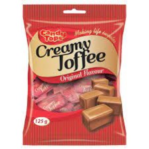 CANDY TOPS CREAMY TOFFEE ORIG 125GR