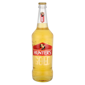 HUNTERS GOLD BOTTLE+DEP 660ML
