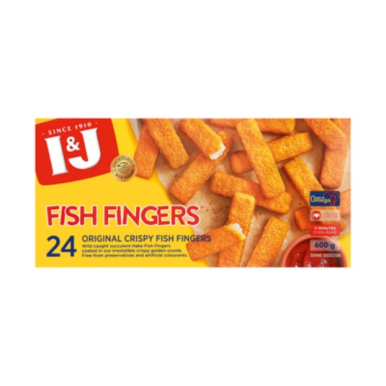 I&J ORIGINAL FISH FINGERS 600GR