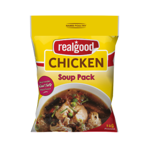 REAL GOOD CHICKN FROZEN SOUP PACK 1KG