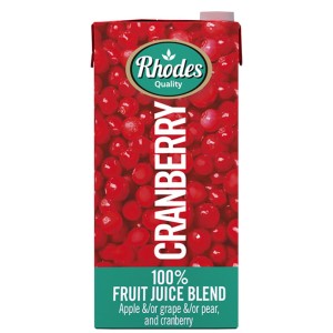 RHODES 100% FRUIT JCE BLND CRANBERRY 1L
