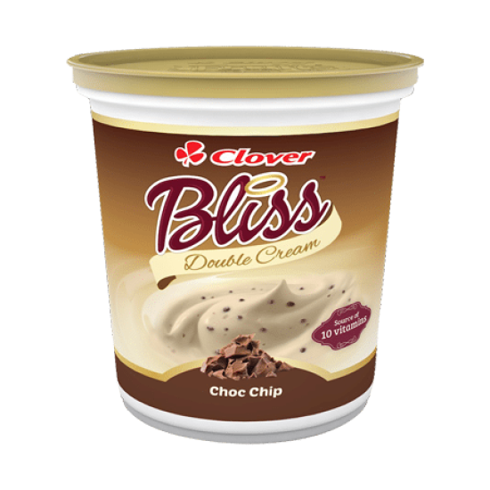 CLOVER BLISS D/C YOG CHOC CHIP 1KG CLOVER BLISS D/C YOG CHOC CHIP 1KG