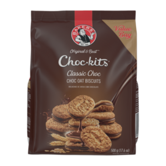 BAKERS CHOCKITS CLASSIC CHOCOLATE 500GR
