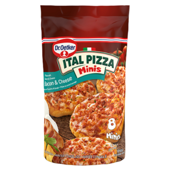 DR OETKER PIZZA BACON&CHEESE MINIS 592GR