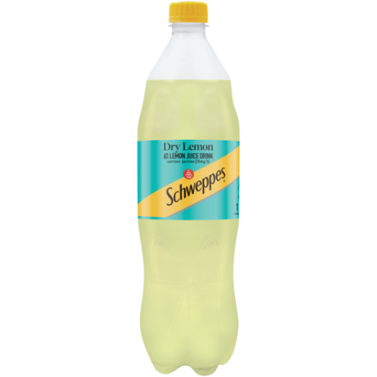 SCHWEPPES DRY LEMON 1L