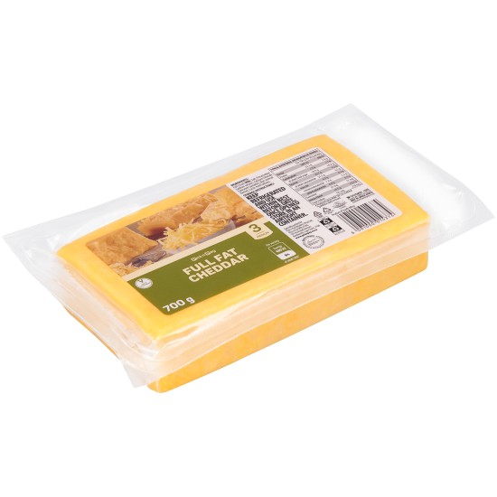 PNP FULL FAT CHEDDAR CHEESE 700GR