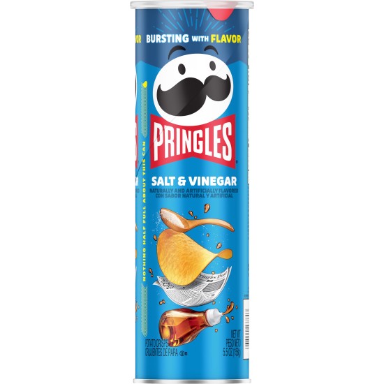 KELLOGG'S PRINGLES SALT & VINEGAR 100GR KELLOGG'S PRINGLES SALT & VINEGAR 100GR