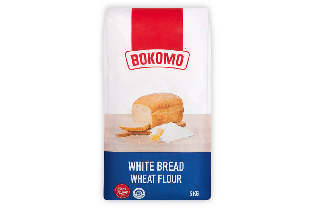 BOKOMO WHITE BREAD WHEAT FLOUR 5KG